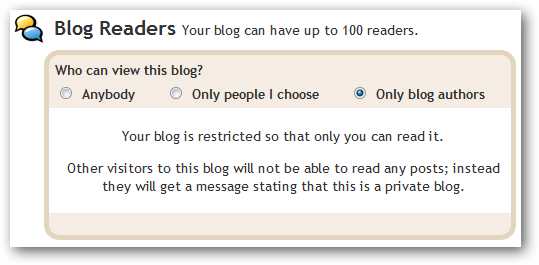 Impostare i permessi in Blogger