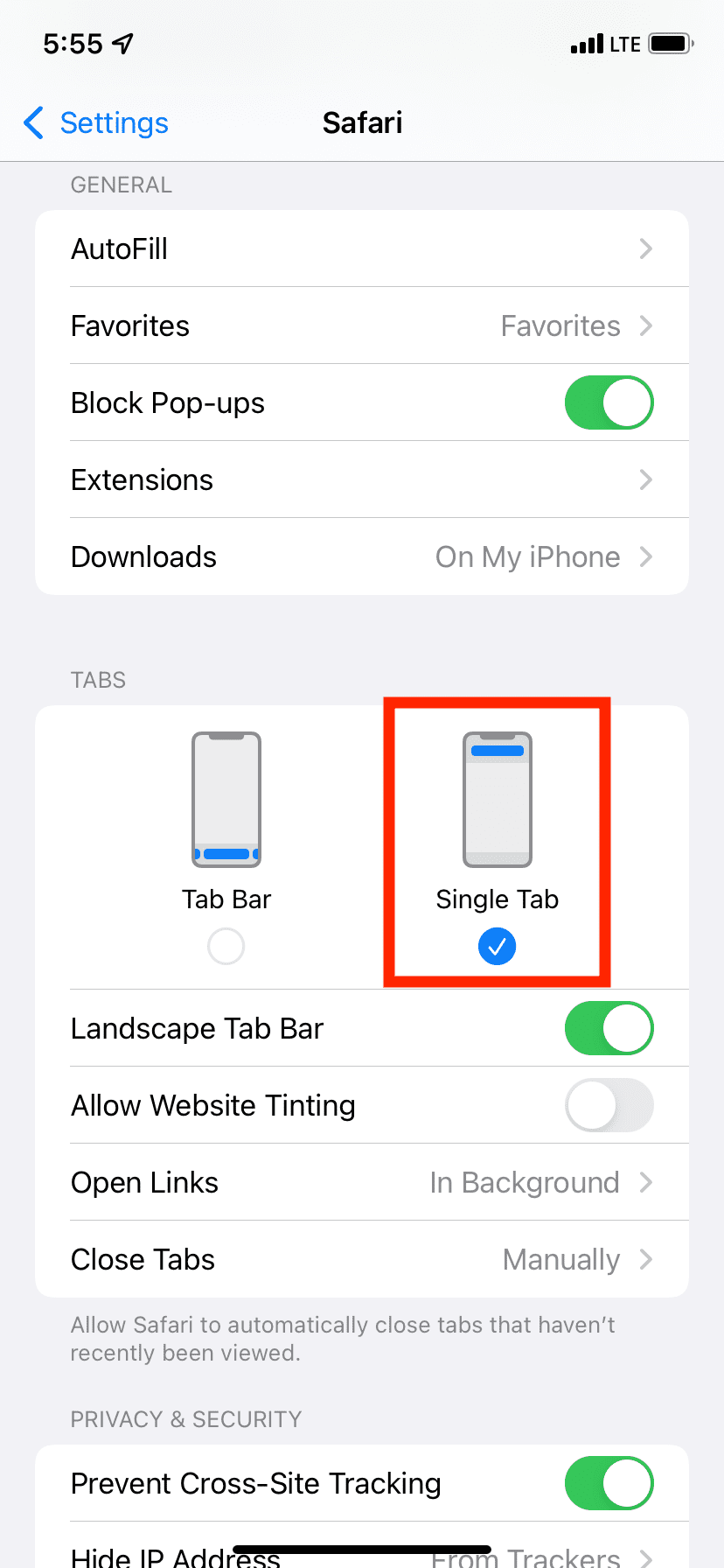 В разделе Вкладки выбрать Single Tab, чтобы вернуть адресную строку наверх
