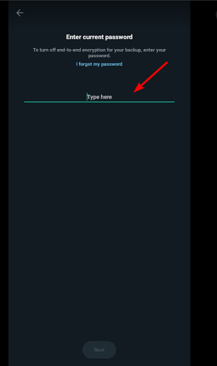 Запрос ввода 64-значного ключа шифрования — Android