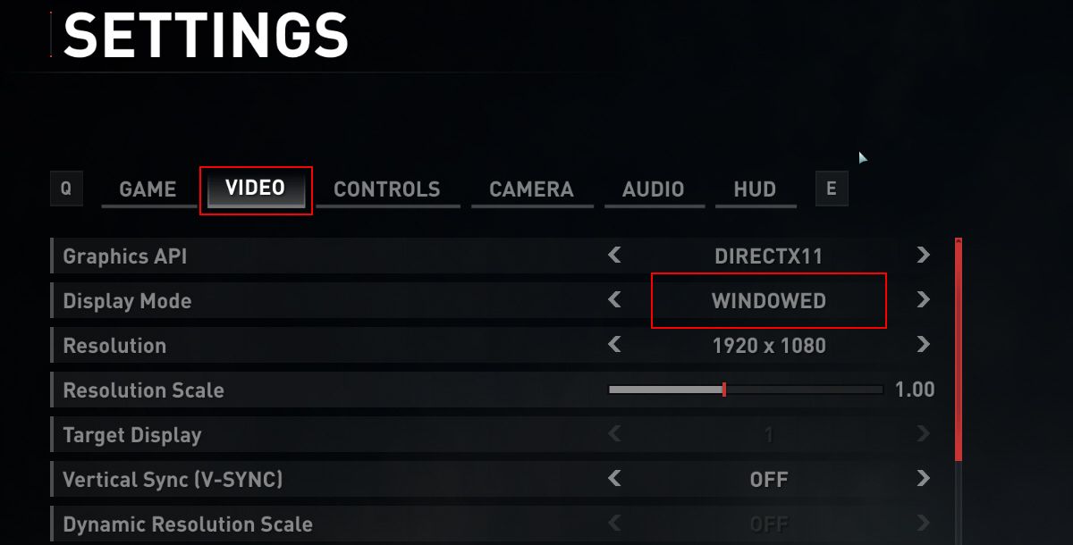 Настройки видео игры World War Z