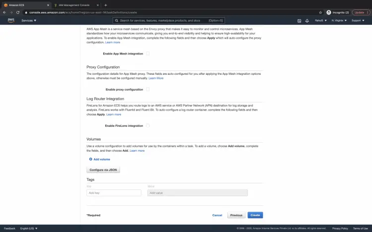 Подтверждение создания определения задачи