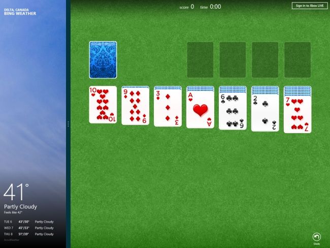 Регулировка ширины приложений с помощью ползунка-разделителя