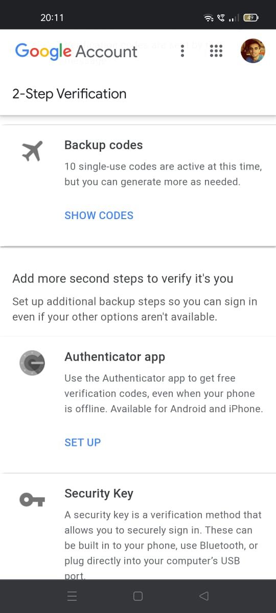 2FA Google Authenticator