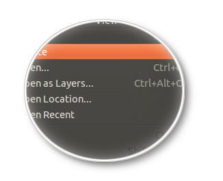Заполнение белым для создания свечения