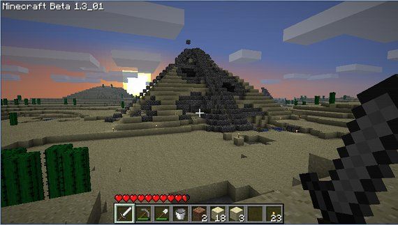 Игроки на многопользовательском сервере Minecraft