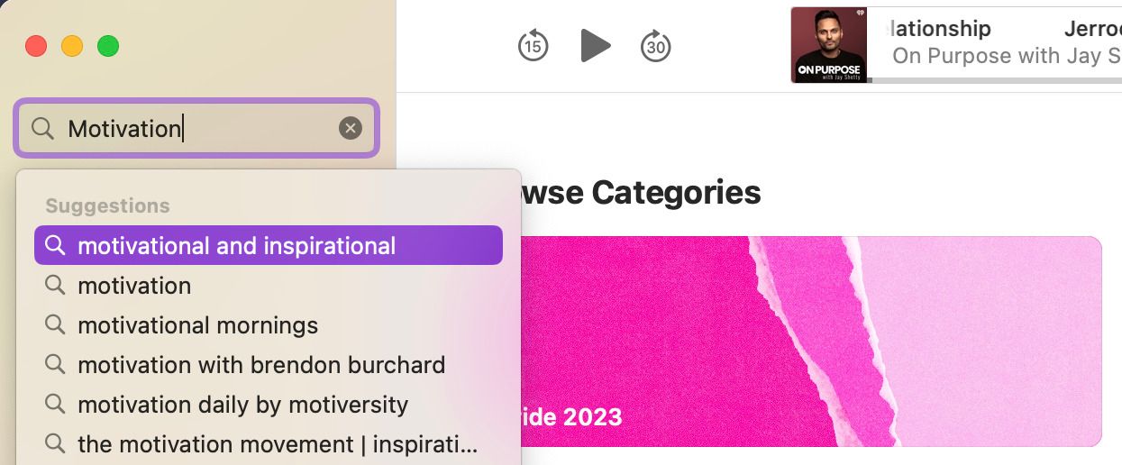 How to search for podcasts on the Apple Podcasts app