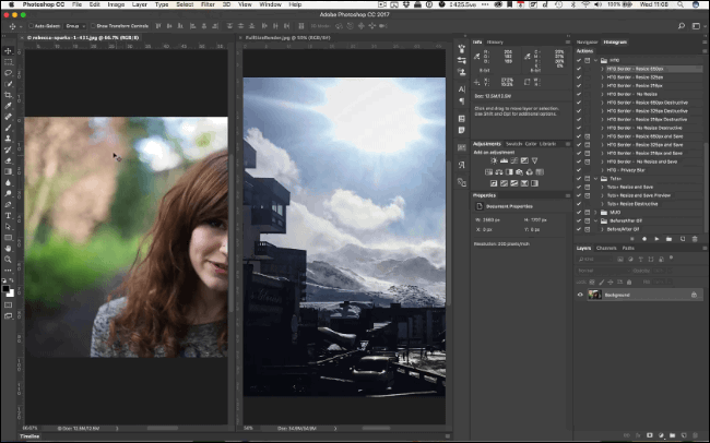 Анимация перетаскивания слоя между документами