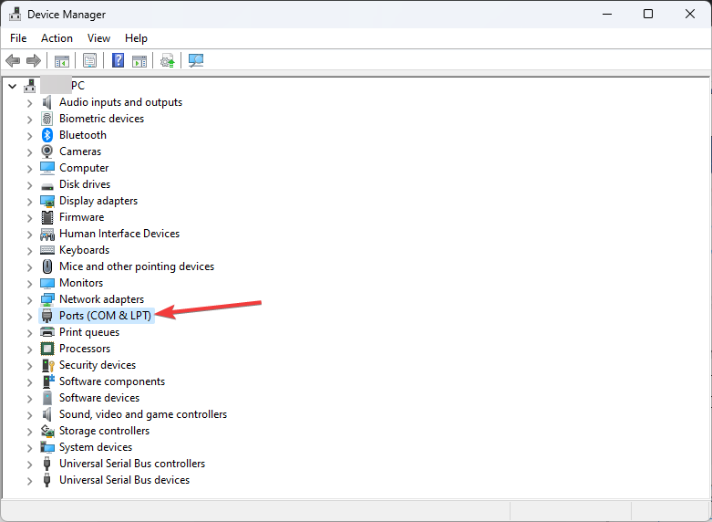 Диспетчер устройств с USB-SERIAL CH340 (COMx)
