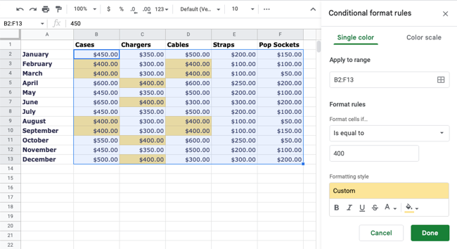 Правило Равно 400