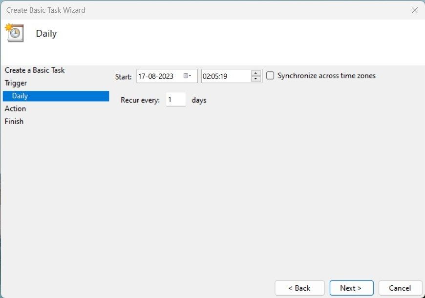 Установка даты и времени в мастере