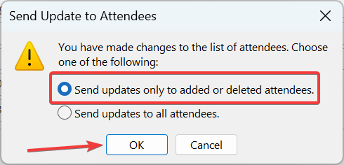 опция 'Отправлять обновления только добавленным или удалённым участникам'