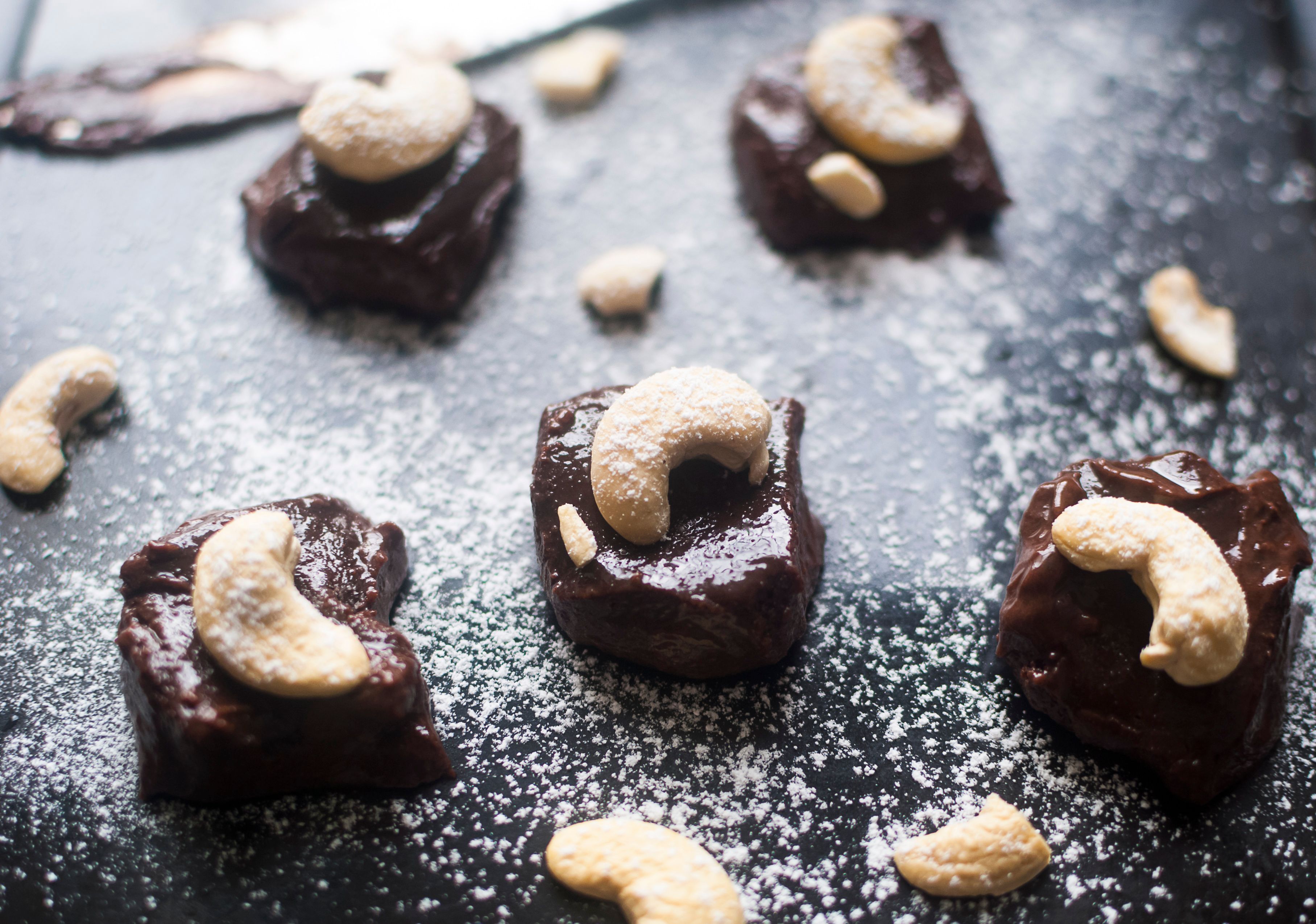 Кусочки шоколадного фаджа