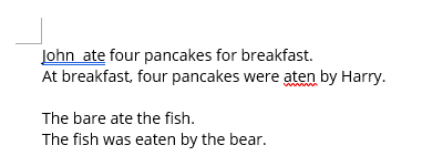 Word не заметил неправильное употребление слова