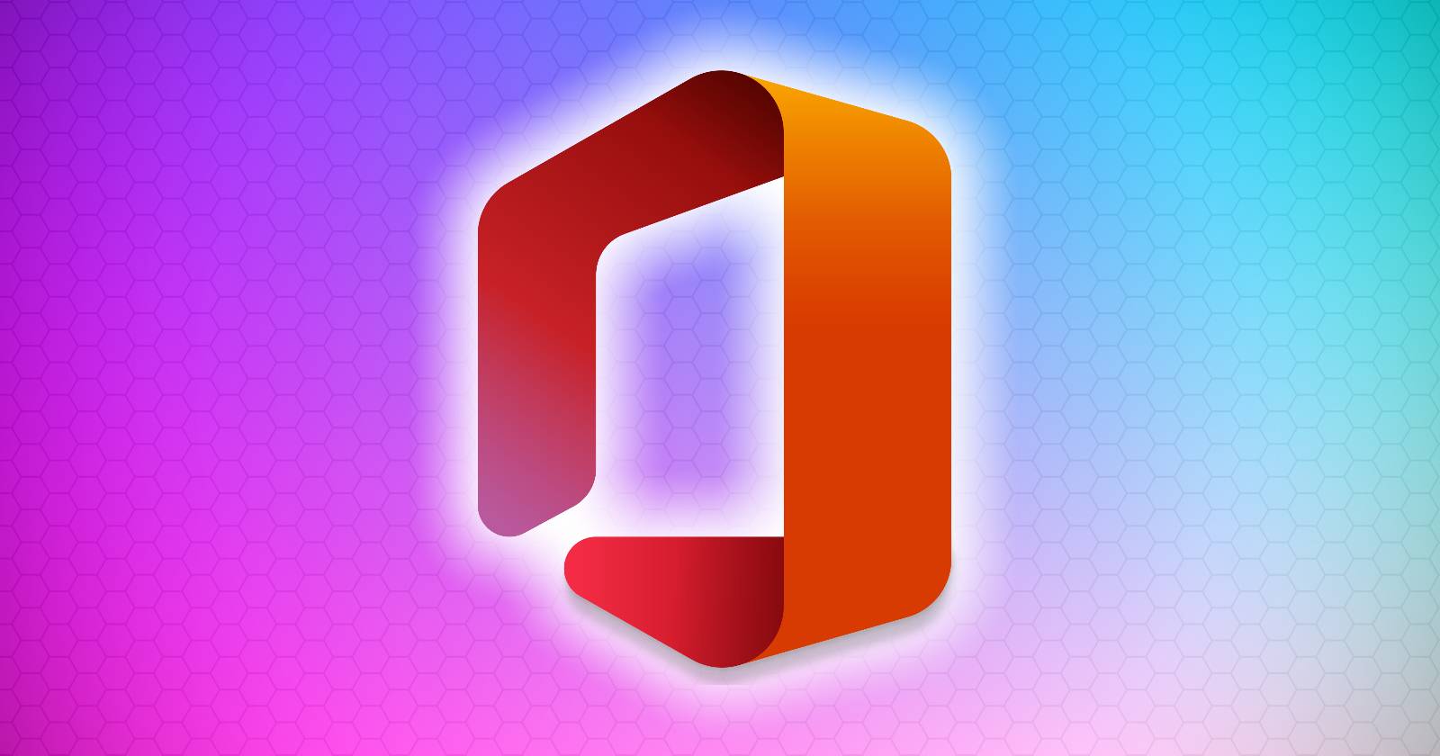 Логотип Microsoft Office на фоне рабочего стола