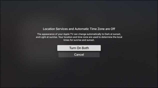 Подтверждение: автоматический тёмный режим включён