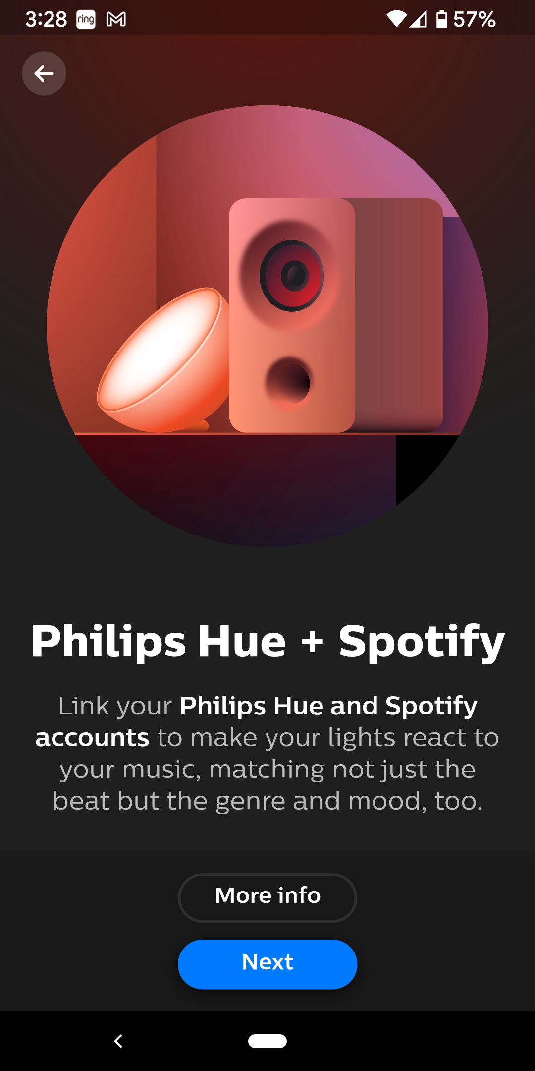 Hue link accounts screen 9