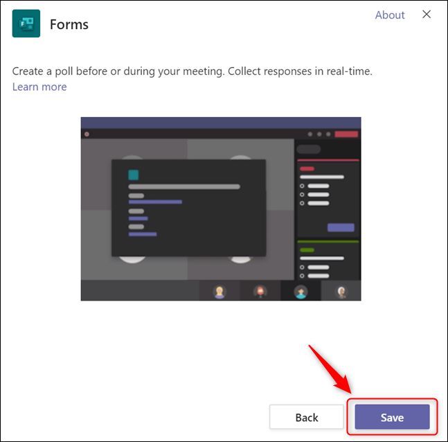 Кнопка Сохранить при добавлении вкладки