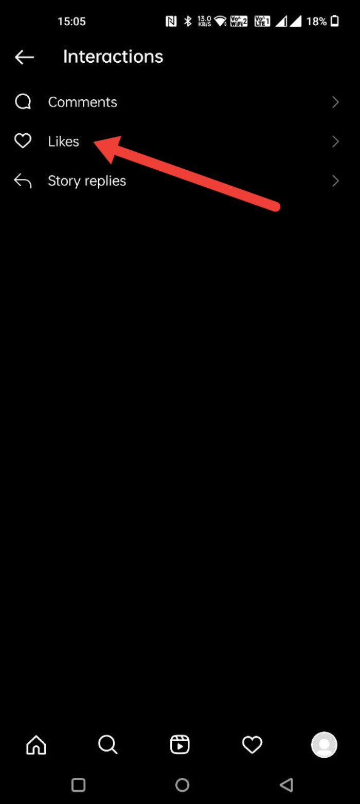 Elenco dei post a cui hai messo Mi piace su Android