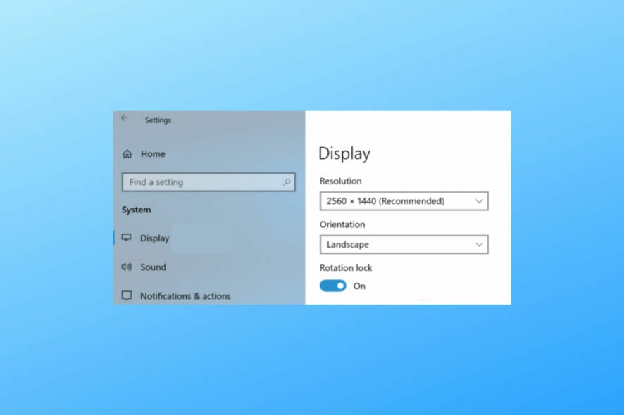 Как повернуть экран в Windows 10/8/8.1