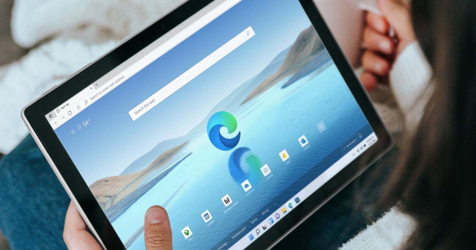 Microsoft Edge на устройстве с Windows 11