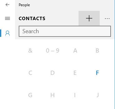 add new contact people