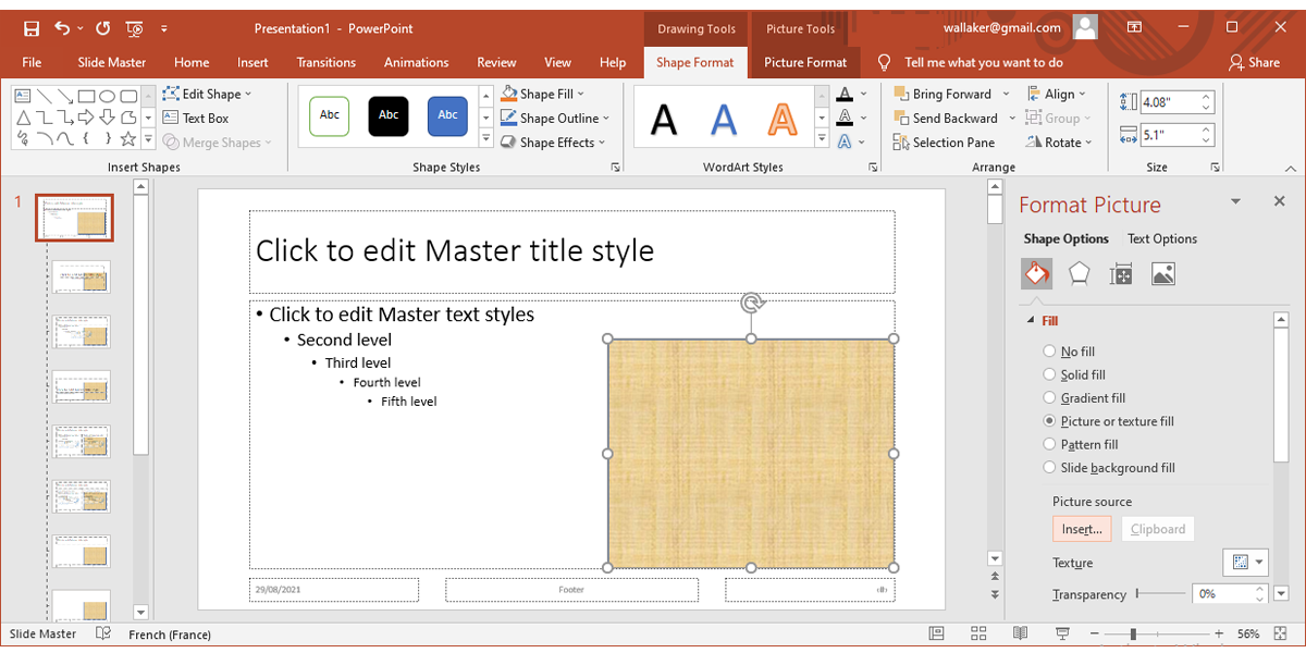 Добавление логотипа как водяного знака