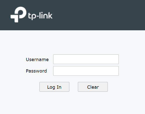 Страница входа в настройки роутера в браузере