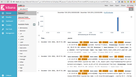 Пример JSON для неудачной попытки SSH