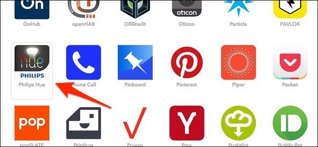 Финальный шаг: создание рецепта IFTTT