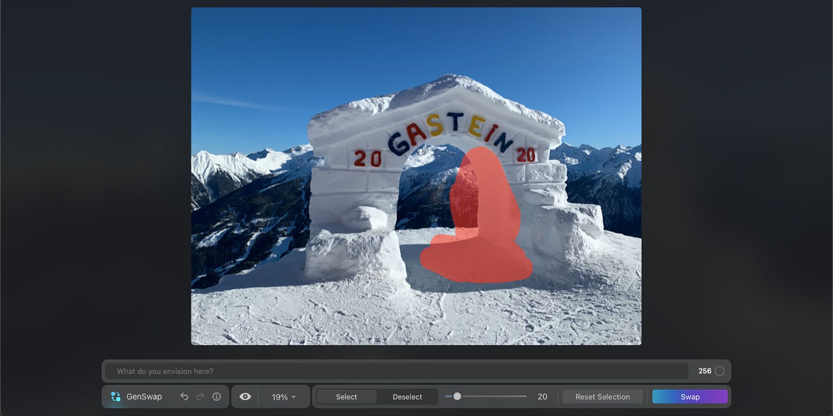 Маскирование области для замены в GenSwap