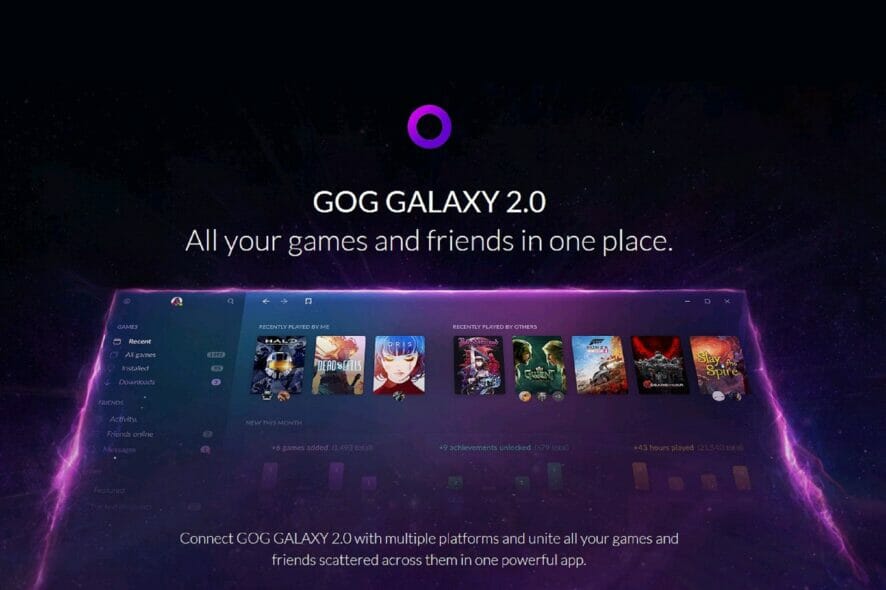 Объедините библиотеки игр в GOG Galaxy 2.0