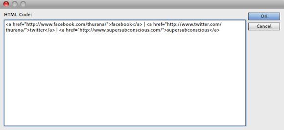 Пример вставленного HTML-кода виджета на странице