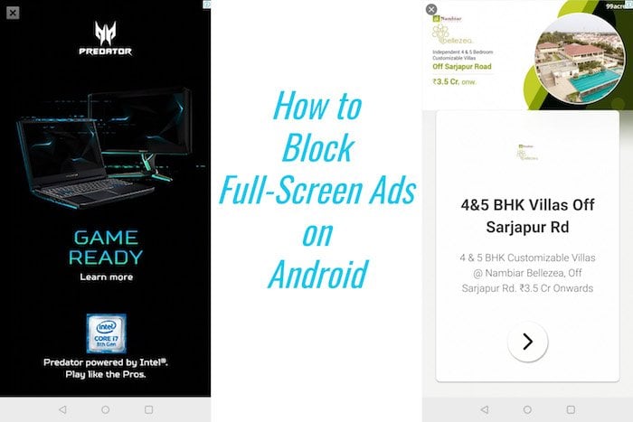 Как заблокировать полноэкранные рекламы на Android