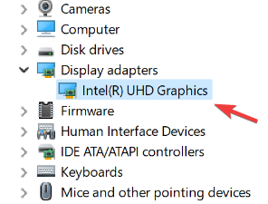 Свойства графического адаптера с вкладкой Драйвер