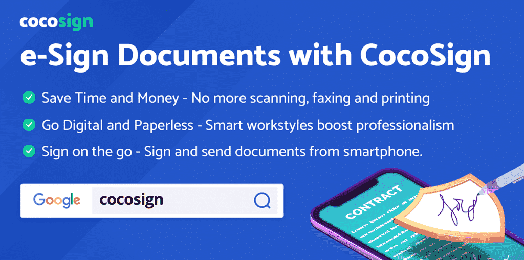 Панель загрузки и выбора файла в CocoSign