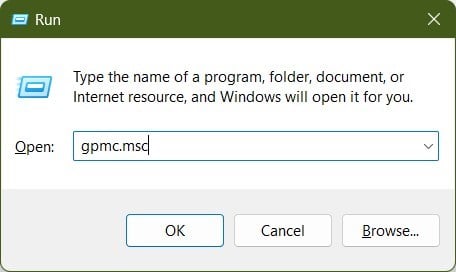 Запуск Group Policy Management Console (gpmc.msc)
