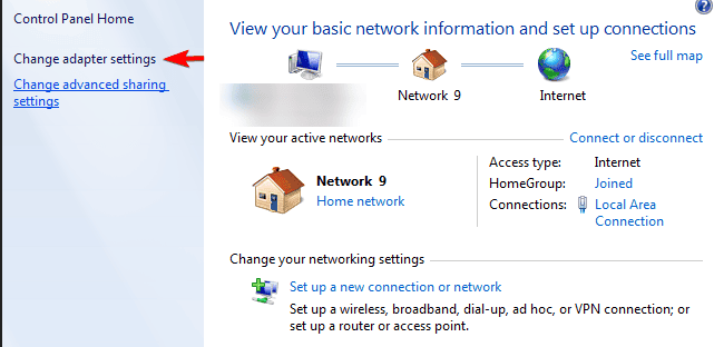 Скриншот: Окно с адаптерами сети, отображено «Беспроводное подключение»