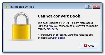 Ошибка конвертации из-за DRM