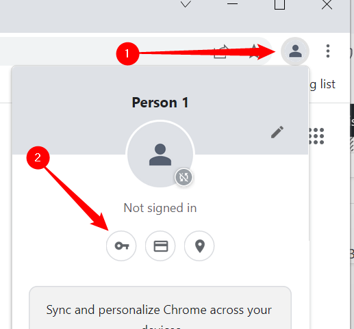 Щёлкните по фото профиля в правом верхнем углу, затем по иконке ключа.