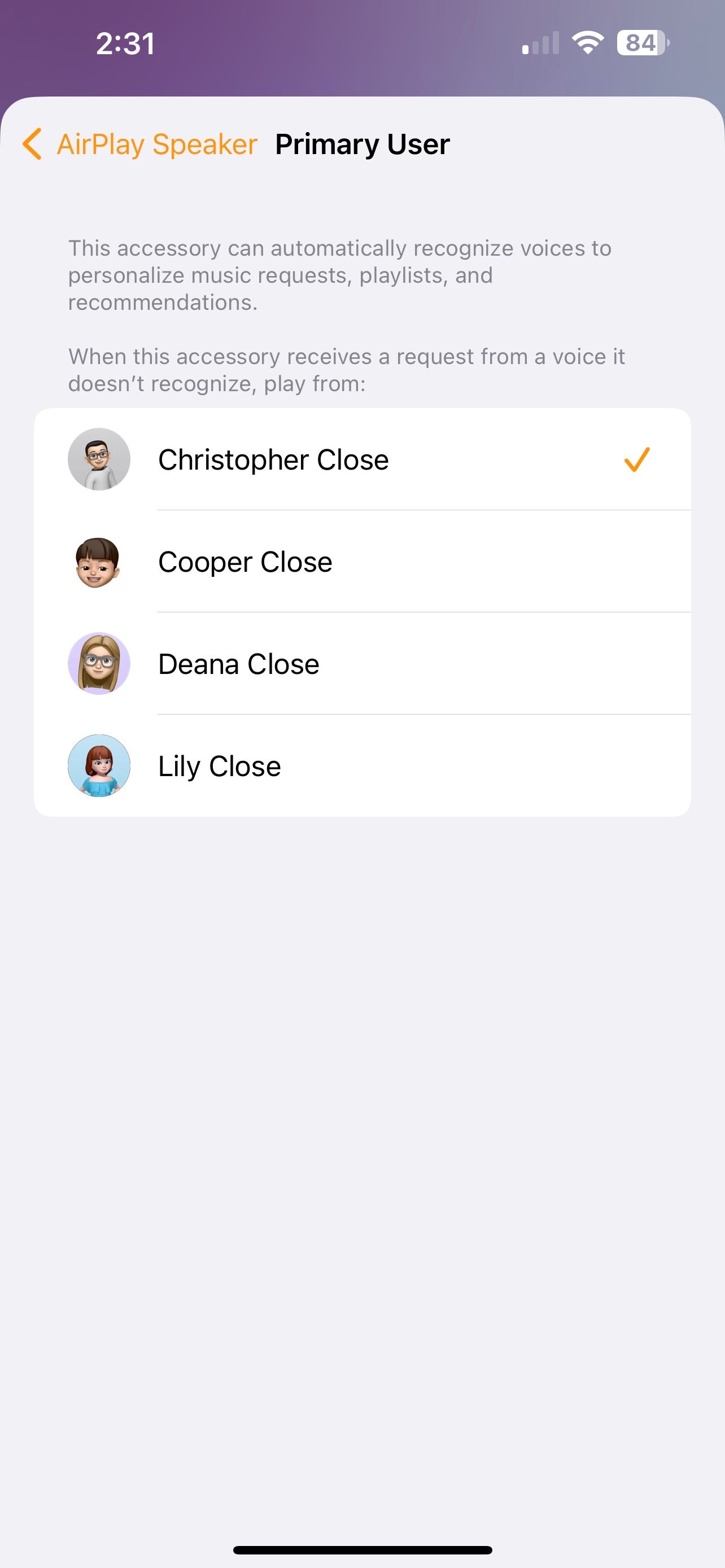 Настройки ответа Siri через термостат