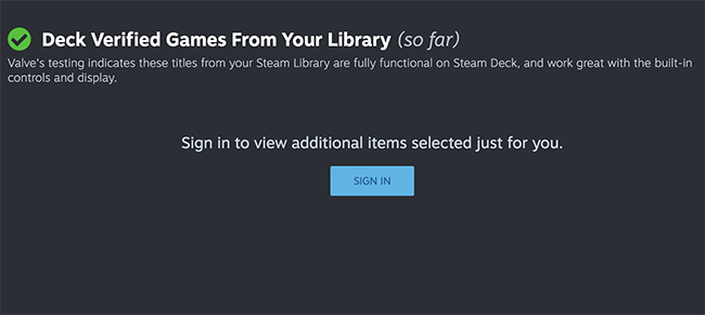 Экран входа Steam Deck с полями для логина и пароля