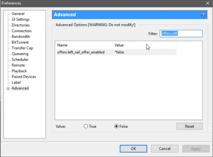Список флагов в uTorrent