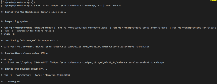 Добавление Nodesource