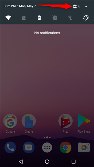 Экран: список приложений в настройках Android