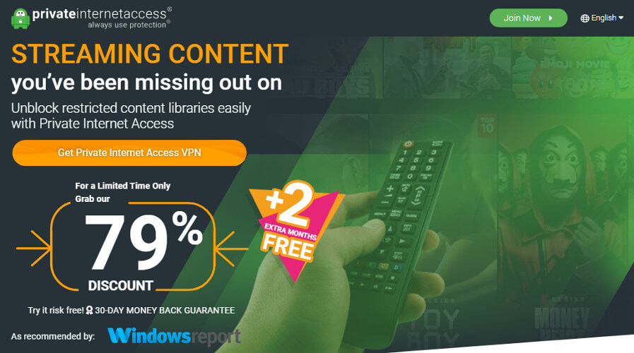 PIA is the best VPN for streaming