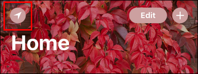 Выбор настроек дома в приложении Дом