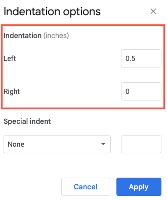 Параметры абзаца: выбрать Первая строка или Висячий отступ