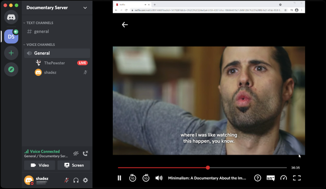 Netflix View from Friends' Discord