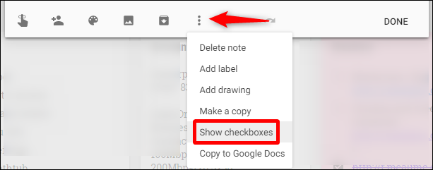 Создание списка с флажками