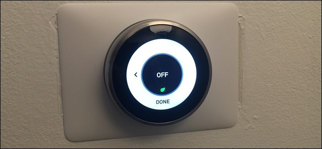 Abschlussmeldung Done am Nest Thermostat